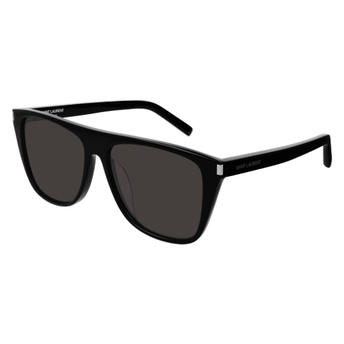SAINT LAURENT SL 1 001 Black Unisex Authentic Sunglasses 59mm