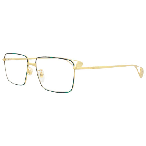 GUCCI GG0439O 007 Rectangle Gold Women's Eyeglasses 55 mm