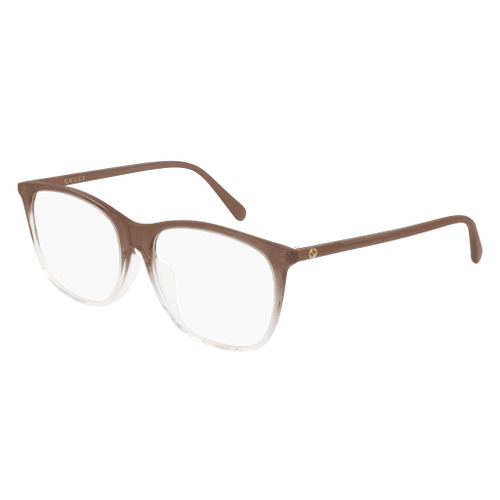 GUCCI GG0555OA 008 Rectangle Square Grey Gradient Men's Eyeglasses Frame 55 mm