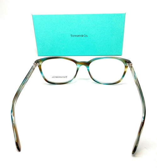 Tiffany TF2109HB 8124 Tortoise Women Square Demo Lens Eyeglasses