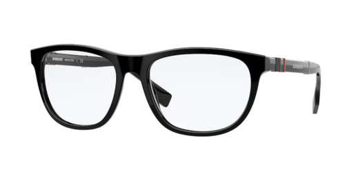BURBERRY BE4319 30011W Black Rectangle Men's 58 mm Sunglasses