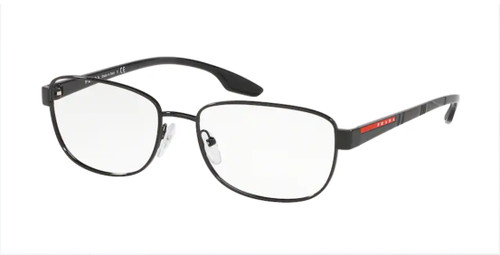 PRADA LINEA ROSSA PS 52LV 1AB1O1 Black Pillow Men's 54 mm Eyeglasses