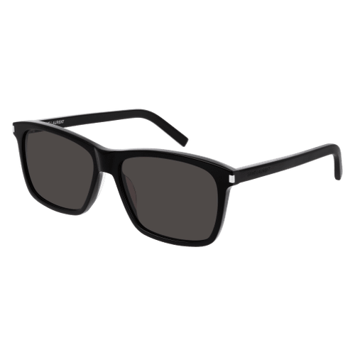 SAINT LAURENT SL 339 001 Black Rectangle Men's 57 mm Sunglasses