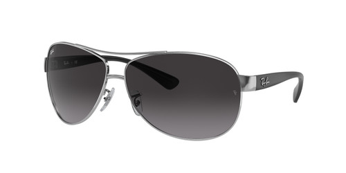RAY BAN RB3386 003 8G Silver Pilot Men's 63 mm Sunglasses