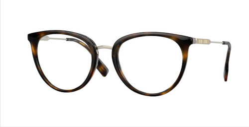 BURBERRY BE2331 3002 Havana Round Women's 52 mm Eyeglasses