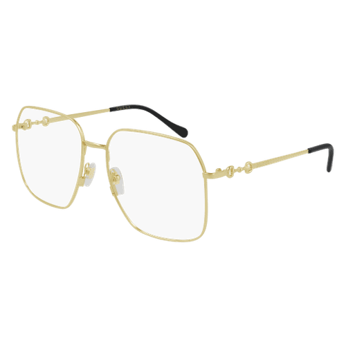 GUCCI GG0952O 002 Gold Square Women's 57 mm Eyeglasses