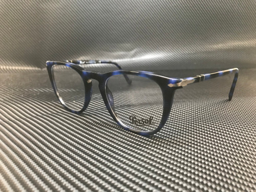PERSOL PO3266V 1099 Blue Square Unisex 50 mm Eyeglasses