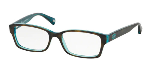 COACH HC6040 5116 Dark Tortoise Rectangle 50 mm Women's Eyeglasses