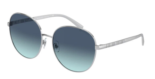 TIFFANY TF3079 60019S Silver Round Women's 60 mm Sunglasses