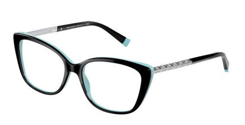 TIFFANY TF2208BF 8055 Black Square Rectangle Women's 52 mm Eyeglasses
