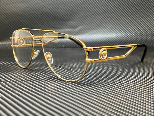 VERSACE VE1269 1002 Gold Pilot Men's 57 mm Eyeglasses