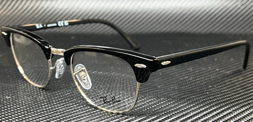 RAY BAN RX5154 2000 Black Square 49 mm Unisex Eyeglasses