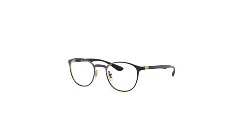 RAY BAN RX6355 2994 Matte Black on Arista Phantos 50 mm Unisex Eyeglasses
