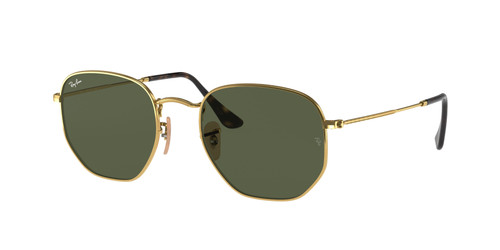 RAY BAN RB3548N 001 57 Arista Hexagonal 54 mm Unisex Polarized Sunglasses