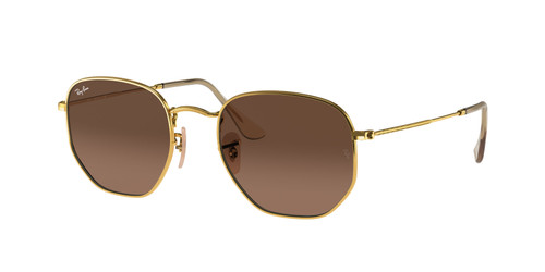 RAY BAN RB3548N 912443 Arista Hexagonal 51 mm Unisex Sunglasses