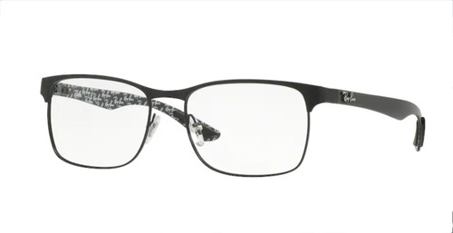 RAY BAN RX8416 2503 Black Square 53 mm Unisex Eyeglasses