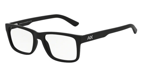 ARMANI EXCHANGE AX3016 8078 Black Square 53 mm Men's Eyeglasses