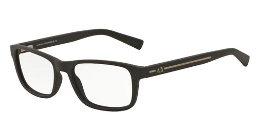 ARMANI EXCHANGE AX3021 8062 Brown Rectangle 54 mm Men's Eyeglasses