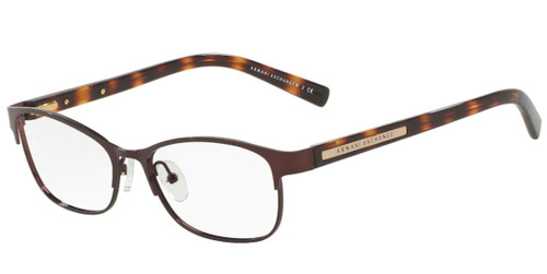 ARMANI EXCHANGE AX1010 6001 Brown Oval 53 mm Women's Eyeglasses