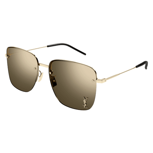 SAINT LAURENT SL 312 M 006 Gold Square 58 mm Women's Sunglasses