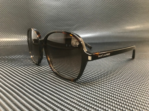 SAINT LAURENT CLASSIC 8 004 Havana Round 57 mm Women's Sunglasses