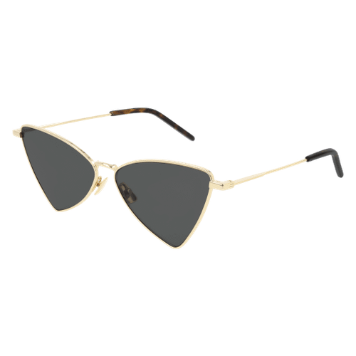 SAINT LAURENT SL 303 Jerry 004 Gold Square Oval Unisex 58 mm Sunglasses