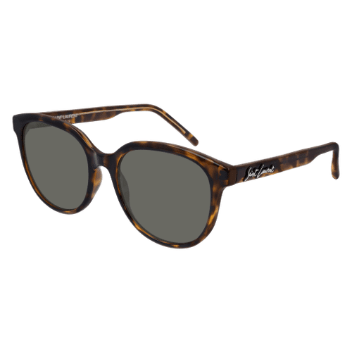 SAINT LAURENT SL 317 002 Havana Mirror 55 mm Women's Sunglasses