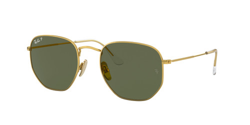 RAY BAN RB8148 921658 Gold Titanium Green Polarized Men's 54 mm Sunglasses