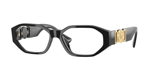 VERSACE VE3320U GB1 Black Clear Men's 56 mm Eyeglasses