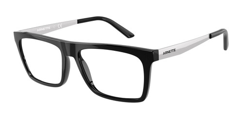 ARNETTE AN7174 2753 Black Silver Men's 55 mm Eyeglasses