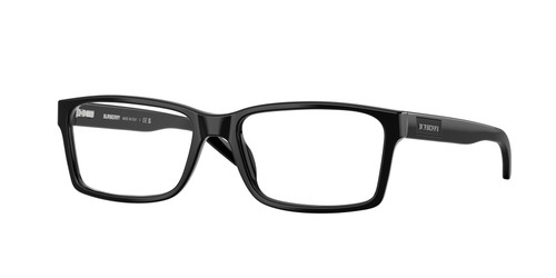 BURBERRY BE2108 3001 Black Rectangle Men's Eyeglasses 54 mm