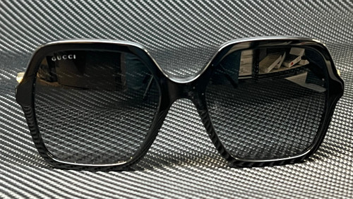GUCCI GG1072S 001 Black Grey Gradient Women display picture 1