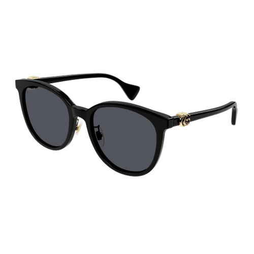 GUCCI GG1180SK 002 Black Grey Women's 56 mm XL Size Sunglasses