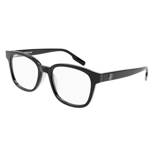 MONT BLANC MB0180OK 005 Shiny Black Men's 56 mm Eyeglasses