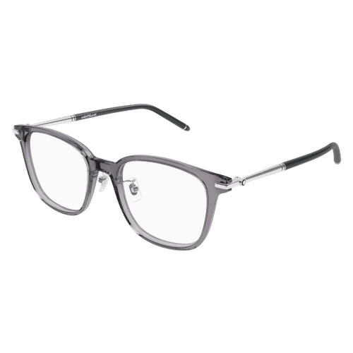 MONT BLANC MB0247OK 005 Grey Transparent Men's 54 mm Eyeglasses
