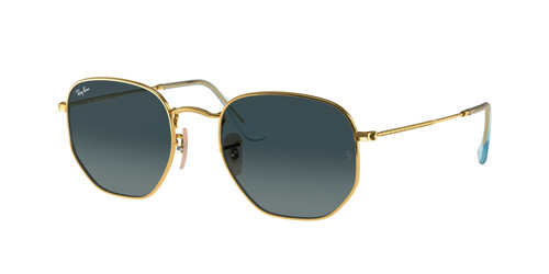 RAY BAN RB3548N 91233M Arista Hexagonal 51 mm Unisex Sunglasses