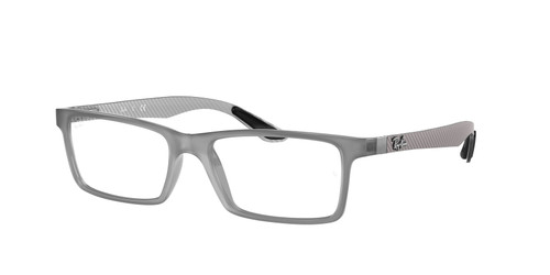 RAY BAN RX8901 5244 Grey Square 55 mm Unisex Eyeglasses