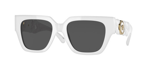 VERSACE VE4409 314 87 White Grey Women's 53 mm Sunglasses