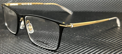 MONT BLANC MB0285OA 006 Matte Black Men's 56 mm Extra Large Eyeglasses