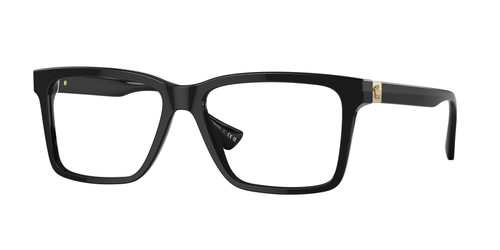 VERSACE VE3328F GB1 Black Gold Men's 56 mm Eyeglasses