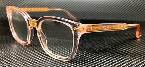 GUCCI GG0184O 013 Pink Transparent Unisex 50 mm Small Eyeglasses