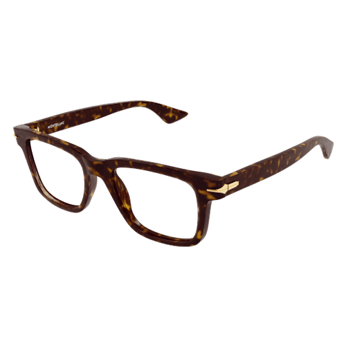 MONT BLANC MB0266O 006 Brown Havana Men's Medium 54 mm Eyeglasses