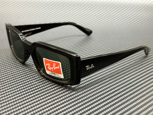 RAY BAN RB4395 667771 Black Green Kiliane Unisex 54 mm Sunglasses