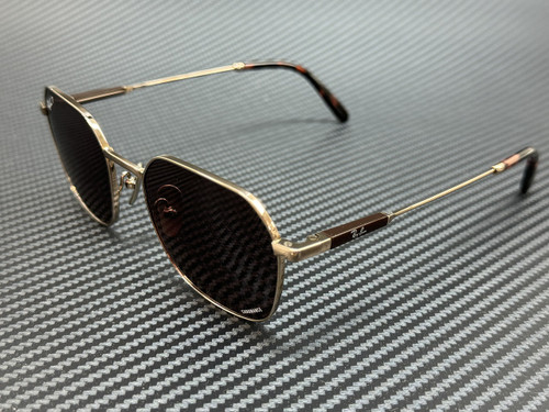 RAY BAN RB8094 9266AF Shiny Light Brown Polarized Titanium 53 mm Sunglasses