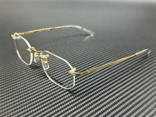 MONT BLANC MB0307O 001 Gold Metal Men's 54 mm Extra Large Eyeglasses