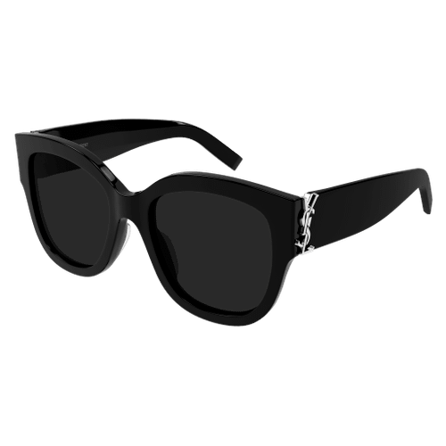SAINT LAURENT SL M95/F 005 Black Grey Polarized Women's 56 mm Sunglasses