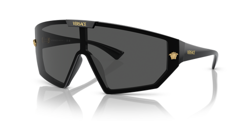 VERSACE VE4461 GB1 87 Black Dark Grey 70 mm Unisex Sunglasses