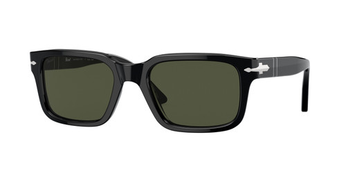 PERSOL PO3272S 95 31 Black Green Men's 55 mm Sunglasses