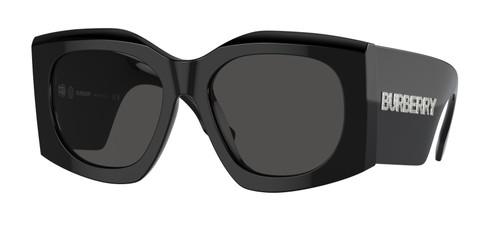 BURBERRY BE4388U 300187 Black Grey Women's 55 mm Sunglasses