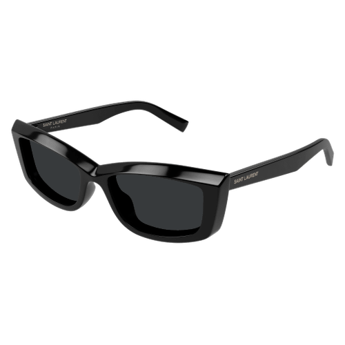 SAINT LAURENT SL 658 001 Black Grey Women's 54 mm Small Sunglasses